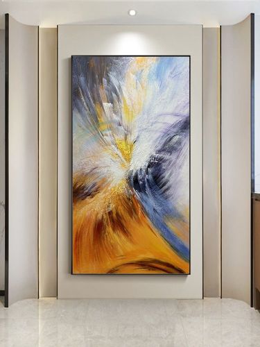 Gold Foil Picture Art Hand Painted Modern Abstract Oil Painting Canvas Wall Art Living Room Home Decor Painting Gold Foil Picture Art Hand Painted Modern Abstract Oil Painting Canvas Wall Art Living Room Home Decor Painting